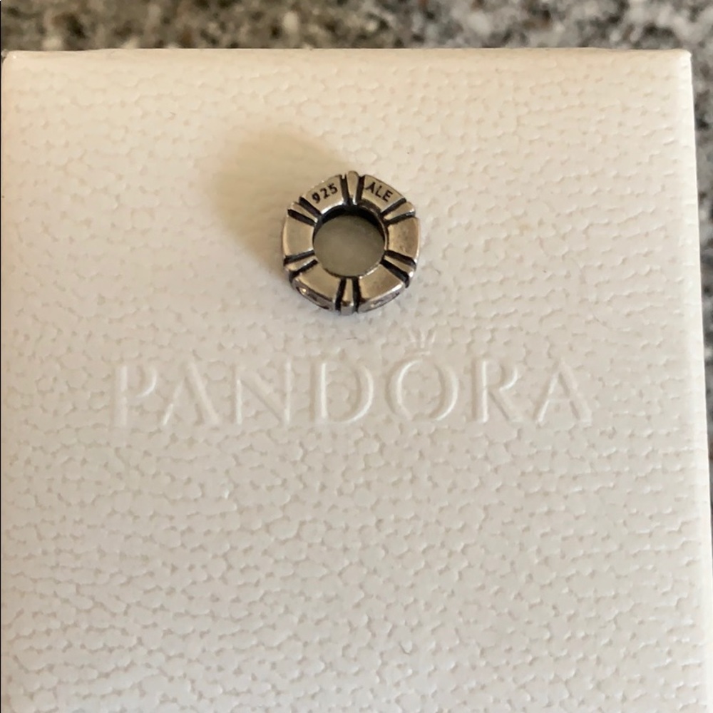 Authentic Pandora Silver Trinity Spacer Charm - image 3